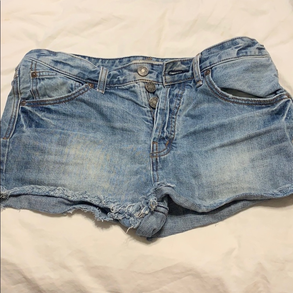 Free people jean shorts